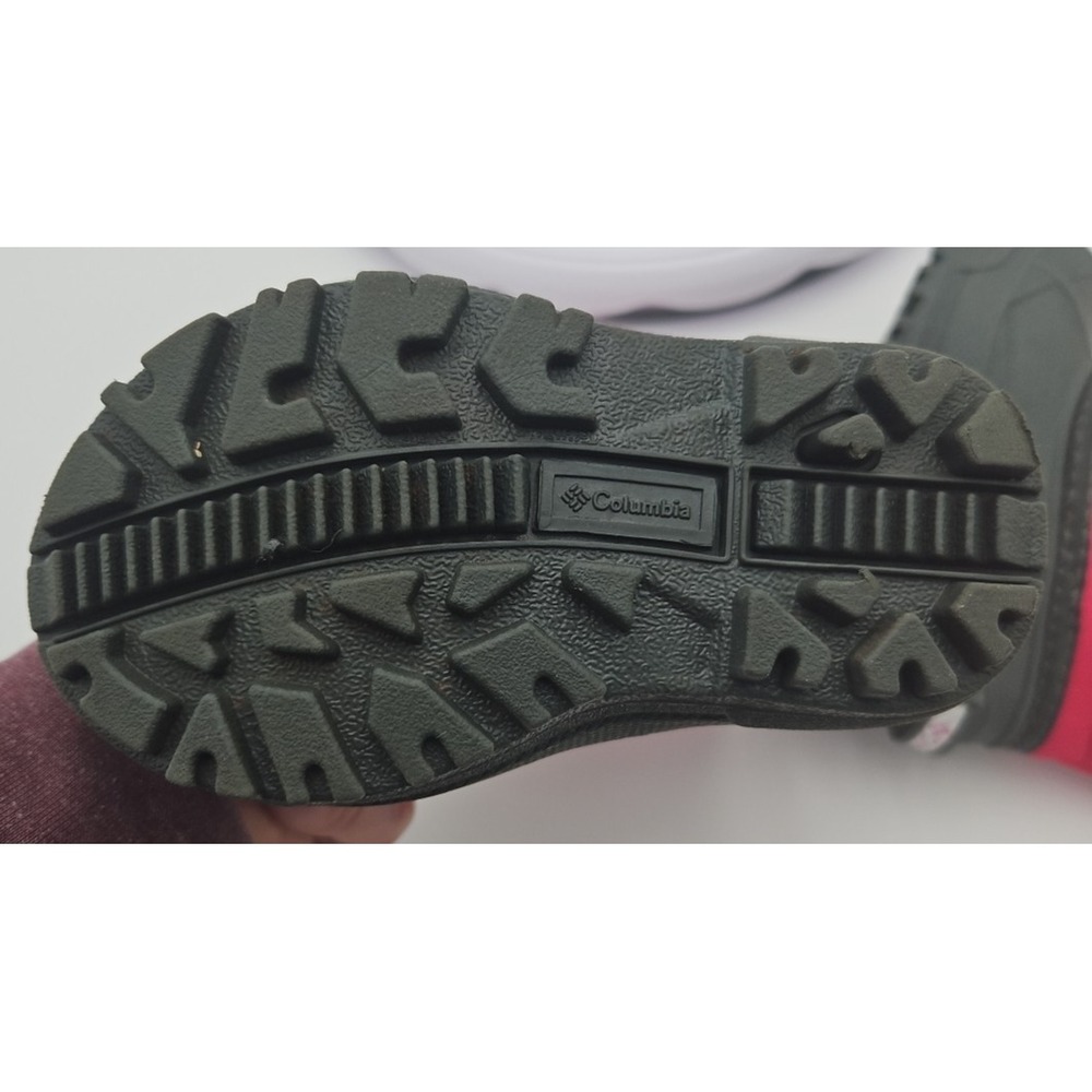 COLUMBIA Kids Pink Powderbug Plus II *NWOB* Toddler Kids SLIP ON Snow Boot Sz 6 - Picture 11 of 13
